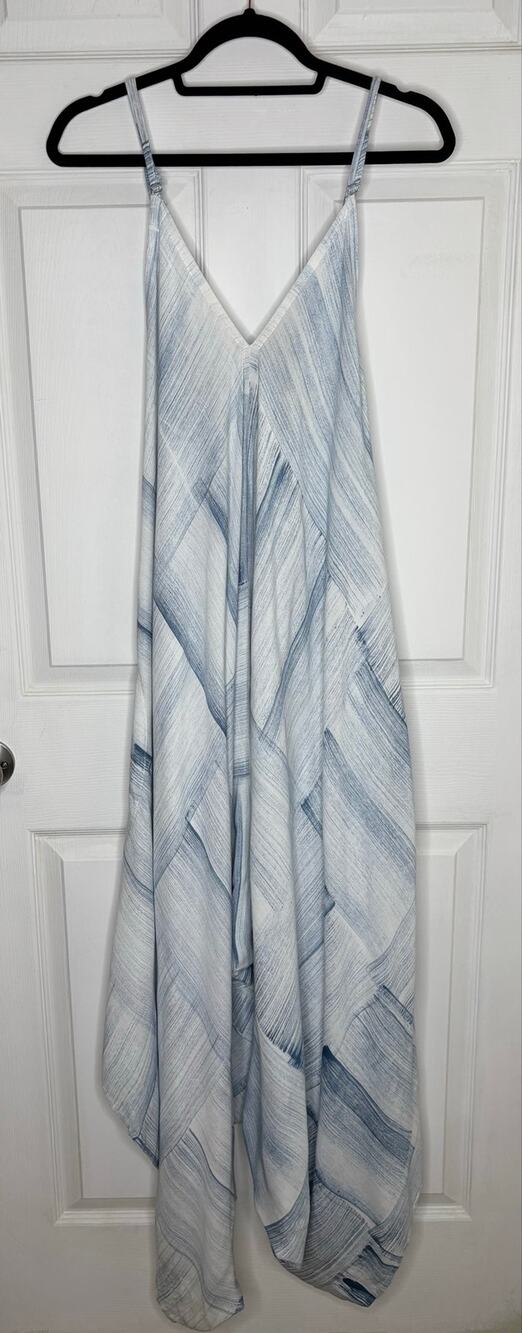 World Market Women's Large / XL Jumpsuit Harem Sleeveless Boho Wide Leg
